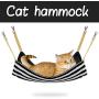 Whollyup Cat Hammock Bed Pet Cage Hammock Hanging Soft Pet Bed for Kitten Ferret Puppy Rabbits or Small Pet