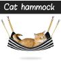 Whollyup Cat Hammock Bed Pet Cage Hammock Hanging Soft Pet Bed for Kitten Ferret Puppy Rabbits or Small Pet