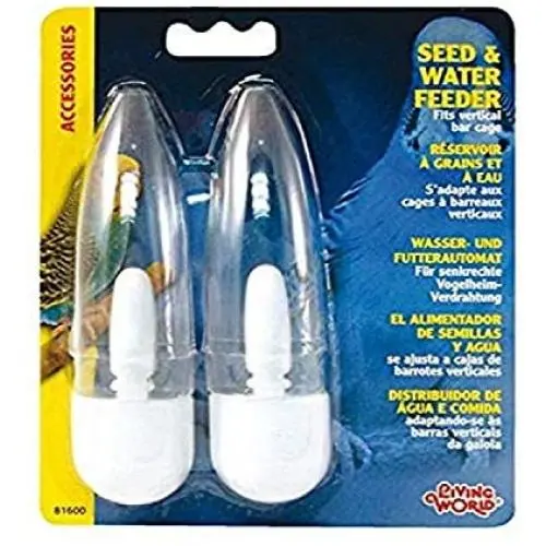 Living World Waterer/Feeder for Vertical Cages Living World Waterer/Feeder for Vertical Cages
