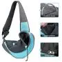WOYYHO Pet Dog Sling Carrier Breathable Mesh Adjustable Strap Travel Sling Bag Carrier for Dogs Cats Bunny WOYYHO Pet Dog Sling Carrier Breathable Mesh Adjustable Strap Travel Sling Bag Carrier for Dogs Cats Bunny