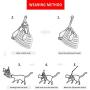 RYPET Small Dog Harness and Leash Set - No Pull Pet Harness with Soft Mesh Nylon Vest for Small Dogs and Cats