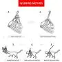 RYPET Small Dog Harness and Leash Set - No Pull Pet Harness with Soft Mesh Nylon Vest for Small Dogs and Cats