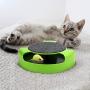 homewinner Interactive Cat Toys, Kitten Toy with 4 Running Mice and Scratching Pad, Catch The Mouse, Anti-Slip Mice Scratcher Disc Gift for Indoor Cats