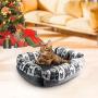 PAWISE Dog Bed Cat Bed Warm Bolster Cat and Dog Bed Winter Cozy Pet Bed for Samll Medium Dogs Cats