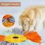 coonoe Dog Snuffle Mat Lion Mane Style, Feeding Mat for Dogs 20'', Encourages Natural Foraging Skills, Easy to Fill, Beautiful and Practical, Durable and Machine Washable, Cotton Strip coonoe Dog Snuffle Mat Lion Mane Style, Feeding Mat for Dogs 20'', Encourages Natural Foraging Skills, Easy to Fill, Beautiful and Practical, Durable and Machine Washable, Cotton Strip