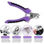 DAIRSHY Dog Nail Clippers and Trimmer - with Safety Guard to Avoid Over Cutting - Razor Sharp Blade for Thick Toenail - Professional Pet Nail Grooming Tool for Small Medium and Large Dogs, Cats