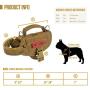 Tactical Dog Harness, Milltary Dog Vest with Durable Vertical Handle for XXS Puppy Dog