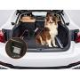 TinyPaw Heavy Duty Dog Seat Belt for Car, Great Dog Seat Belt with Bungee & Latch for Safety While Sudden Brake, All Metal Heavy Duty & Tangle-Free Attachment, Adjustable Length. (Black)