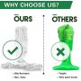 MANNUOSI Dog Chew Toys for Dogs Dental Care Brushing Stick Natural Rubber Bite Resistant Chew Toys