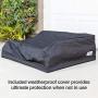 PetFusion Ultimate Elevated Outdoor Dog Bed. Large Portable 7” Raised Pet Bed. 39”x31”x7” (lwh). 370gsm Water Resistant Polyester. Steel Frame Construction. Protective Cover Incl. 12 Month Warranty PetFusion Ultimate Elevated Outdoor Dog Bed. Large Portable 7” Raised Pet Bed. 39”x31”x7” (lwh). 370gsm Water Resistant Polyester. Steel Frame Construction. Protective Cover Incl. 12 Month Warranty