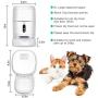 urbenfit SmartFeeder with HD Camera, Automatic Pet Feeder for Dog and Cat with Timer Programmable, Wi-Fi Enabled APP with Remote Voice Interaction for iPhone and Android