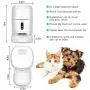 urbenfit SmartFeeder with HD Camera, Automatic Pet Feeder for Dog and Cat with Timer Programmable, Wi-Fi Enabled APP with Remote Voice Interaction for iPhone and Android