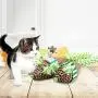 settencas Paper Cat Toy Cute Paper Cat Catch Mouse Toy Pet Toy