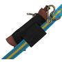 bellerata 2 Pack Poop Bag Holder for Leash with 2 Free Roll of Compostable Poop Bag, Cute Boat Shape Dog Poop Bag Dispenser, SOFE Canvas with PU Leather & Metal Carabiner Clip