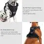 Hikiko Dog Harness No Pull Dog Harness+Dog Collar Adjustable Outdoor Metal D Buckle Easy to Control Reflective Oxford Vest for Medium and Large Dogs Hikiko Dog Harness No Pull Dog Harness+Dog Collar Adjustable Outdoor Metal D Buckle Easy to Control Reflective Oxford Vest for Medium and Large Dogs