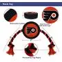 NHL Philadelphia Flyers Puck Toy for Dogs & Cats. Play Hockey with Your Pet with This Licensed Dog Tough Toy Reward! NHL Philadelphia Flyers Puck Toy for Dogs & Cats. Play Hockey with Your Pet with This Licensed Dog Tough Toy Reward!