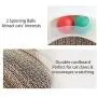 GOHOO PET Cat Scratching Pad Cardboard Cat Tracks Toy Ball Cats Scratching Toy Kitten Scratcher with Interactive Exercise Training Mouse GOHOO PET Cat Scratching Pad Cardboard Cat Tracks Toy Ball Cats Scratching Toy Kitten Scratcher with Interactive Exercise Training Mouse