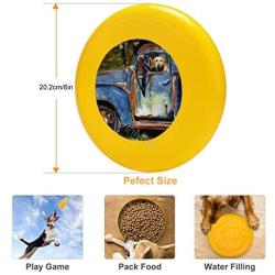 Pet Frisbee Flying Disc Dog Toy - Multifunction Farmhand Molly Poole