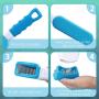 Pet Hair Remover Brush -lint Remover for pet Hair -pet hair remover for furniture -Animal Hair Removal Tool-Double-Sided Lint Brush with Self-Cleaning Base -Removes Dog Cat Fur from Clothing Furniture
