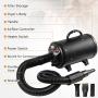 Upgraded Dog Dryer,Quick Dry Dog Grooming Dryer Blower Professional,Noise Reduction Dog Hair Dryer with Heater,High Velocity Air Forced Dryer for Dogs 3.2HP Stepless Adjustable Speed,Pet Grooming Bath