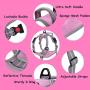 Coohom No Pull Dog Harness with Handle and Two Leash Attachments,Adjustable Outdoor Pet Harness with Reflective Oxford Material for Small Medium Large Dogs