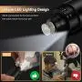 Dog Nail Grinder for Large Dogs With LED,Electric Dog Nail Trimmer Clipper,2 Speed Pet Nail Grinder for Dogs Grooming Kit,Rechargeable Painless Cat Paws File Grooming & Smoothing for Medium Dogs