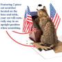 Funny Podium Cat Scratcher for Indoor Cats - Fun & Cool Cardboard Scratching Post with Cute Groomer & Catnip Included. Sturdy Cardboard Scratch Pad are 100% Made in Taiwan.