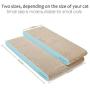 AMZNOVA Cat Scratcher, Scratching Pad, Durable Recyclable Cardboard with Catnip, Colors Series, 7 Colors & 2 Sizes