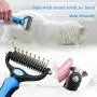 ECARE Dog Undercoat Rake, Dog Grooming Brush Shedding Professional Dog Grooming Brush Pet Deshedding Tool for Dogs Horses Pet ECARE Dog Undercoat Rake, Dog Grooming Brush Shedding Professional Dog Grooming Brush Pet Deshedding Tool for Dogs Horses Pet