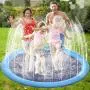 Jutongda Splash Sprinkler Pad for Dogs and Kids,60'' Inflatable Thickened Durable Sprinkler Pool Dog Bath Tub,Pet Summer Outdoor Water Toys,Fun Backyard Fountain Play Mat for Girls Boys Jutongda Splash Sprinkler Pad for Dogs and Kids,60'' Inflatable Thickened Durable Sprinkler Pool Dog Bath Tub,Pet Summer Outdoor Water Toys,Fun Backyard Fountain Play Mat for Girls Boys