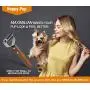 Premium Handmade Pet Dematting Undercoat Rake Comb for Small Dogs & Cats, Professional Grooming Tool - Gently Removes Loose Undercoat, Mats, Tangles and Knots. No More Nasty Shedding and Flying Hair.