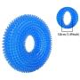 Medium Squeaker Ball and Medium Squeaker Circle Dog Toy, Cleans Teeth and Promotes Good Dental and Gum Health for Your Pet