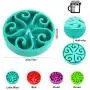 PETCEE Slow Feeder Dog Bowls Dog Cat Food Bowl Pet Bowls for Small Medium Large Dogs Cats Dog Water Food Bowl Dog Anti Choking Slow Eating Bowl with Non-Slip Rubber at The Bottom
