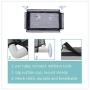 Tocypho Space Saving Cat Window Perch Pet Resting Cat Window Hammock Bed Kitty Window Sunny Seat with Upgraded 4 Big Suction Cups Holds Up to 40lbs