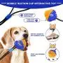 WLHOPE Dog Chew Toy Suction Cup Dog Toy, Rope with Resistance to Strong Bites Strong Training Effect for Small Medium Dogs (Blue Orange) WLHOPE Dog Chew Toy Suction Cup Dog Toy, Rope with Resistance to Strong Bites Strong Training Effect for Small Medium Dogs (Blue Orange)