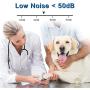 Zerhunt Dog Nail Grinder Clipper, Electric Pet Nail Grinder Trimmer Grooming for Small Medium Pets, Portable Rechargeable Pet Nail Grinder Clipper