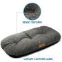 HIPIPET Puppy Bed for Small/Medium Dogs Nonskid Bottom Linen Dog Crate Bed Mat, Breathable Dog Pillow Mattress, Ideal as Dog Bed Insert