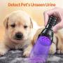 MIU COLOR Black Light UV Flashlight, 21 LEDs 395nm UV Blacklight, Dogs Urine Detector, Handheld UV Flashlight for Dry Stains and Scorpion Hunting