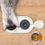 ELSPET 2 in1 Cats Gravity Waterer/Cats Food Bowl, Anti-Spill Raised Side/Anti-Slip Base, Pet Automatic Water Dispenser with Detachable Bowl and 500ml Water Bottle ELSPET 2 in1 Cats Gravity Waterer/Cats Food Bowl, Anti-Spill Raised Side/Anti-Slip Base, Pet Automatic Water Dispenser with Detachable Bowl and 500ml Water Bottle