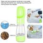 Dog Water Bottle Upgraded Pet Water Bottle Lightweight Dog Travel Water Bottle 2.76'' Big Trough Leak Proof Pet Drinking Bottle Drink Cup for Walking Travel Hiking