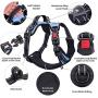 PoyPet No Pull Dog Harness, [Upgraded Version] No Choke Front Lead Dog Reflective Harness, Adjustable Soft Padded Pet Vest with Easy Control Handle for Small to Large Dogs