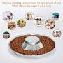 KASBAH Stainless Steel Dog Bowls for Puppy, 2 Pack Puppy Feeder Bowl for Feeding Food and Water Weaning Pet Feeder Bowl Water Bowl for Small Dogs/Cats/Pets