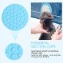 Hommie Licking Mat for Dogs Cats, 2PCS Dog Licking Pad, Protect Pet Gums Slow Treat Mat to Soothe Pet While Bathing, Obey Your Orders When Pet Taking Shower