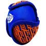 Nerf Dog Force Grip Hex Ball Dog Toy, Lightweight, Durable and Water Resistant, 6 Inches, for Medium/Large Breeds, Single Unit, Blue/Orange