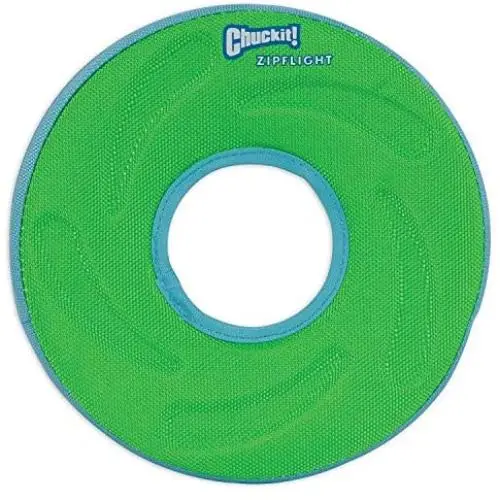 Chuckit! Zipflight Amphibious Flying Ring - Assorted Small - 6 Inch Diameter (1 Pack) - Pack of 2 Chuckit! Zipflight Amphibious Flying Ring - Assorted Small - 6 Inch Diameter (1 Pack) - Pack of 2