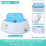 Kinghouse Dog Bowl Dog Water Bowl No-Spill Pet Water Bowl Slow Water Feeder Dog Bowl No-Slip Pet Water Dispenser for Dogs and Cats