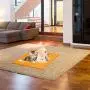 Dog Cat Food Feeding Mat - Silicone Waterproof Pet Bowl Mat Placemat Non Slip Food Mat with Raised Edge Dog Cat Food Feeding Mat - Silicone Waterproof Pet Bowl Mat Placemat Non Slip Food Mat with Raised Edge