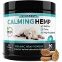 PetHonesty Hemp Calming Treats for Dogs - All-Natural Soothing Snacks with Hemp + Valerian Root, Stress & Dog Anxiety Relief - Aids with Thunder, Fireworks, Chewing & Barking