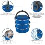 Healthy Human Portable Dog & Pet Travel Bowls with Lid - Human Grade Stainless Steel - Ideal for Food & Water - 3 Sizes & 3 Colors