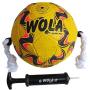 Wola Dog Soccer Ball, Size 3 with Free Pump, Made Out of 100% Natural Rubber, Non-Toxic Dog Toy - Rope & Tug Dog Toy
